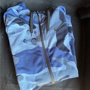 Nike Camo Blue Hoodie